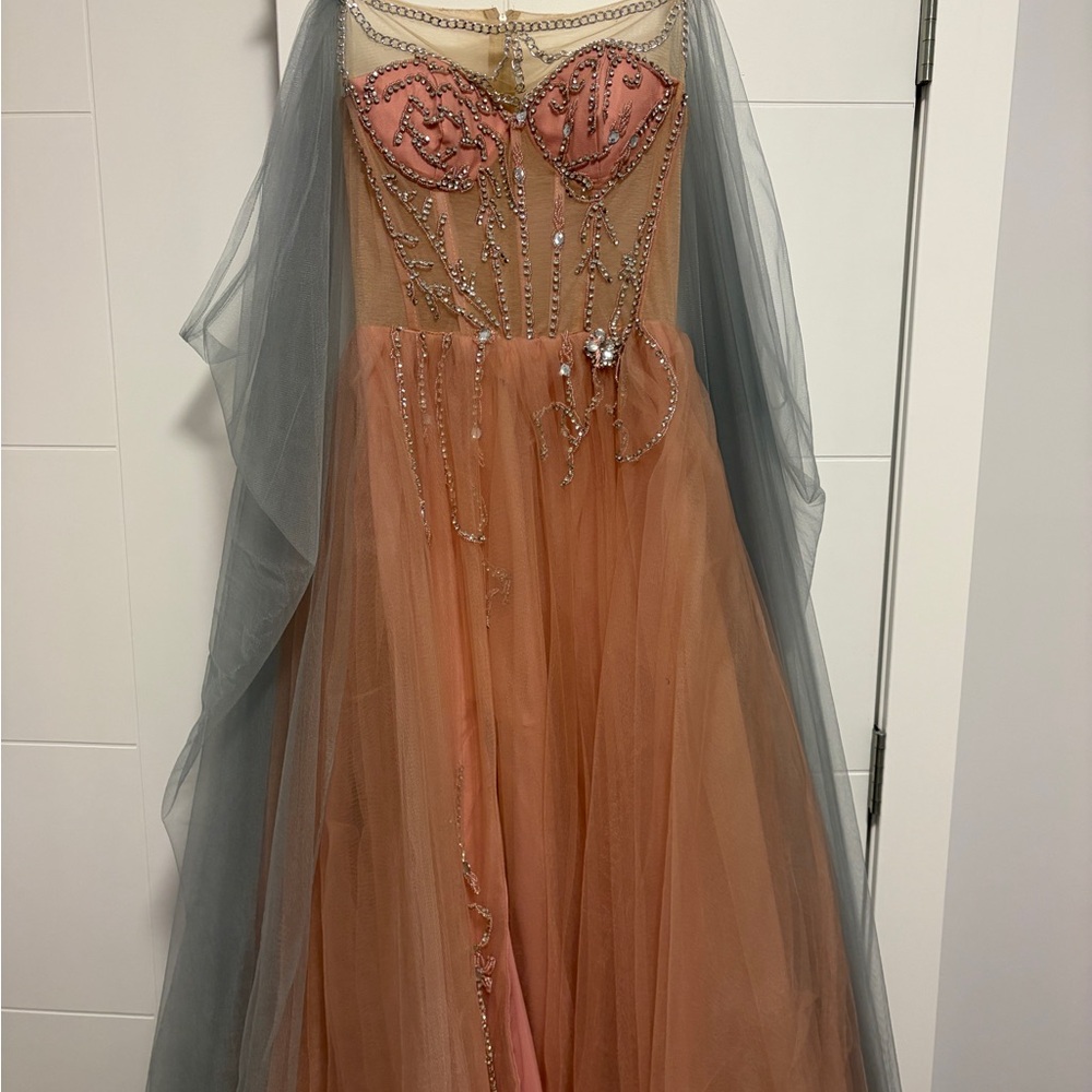 Dusty Rose ballgown